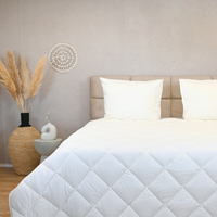 HappyBed Premium - Off white - Dekbed voor het hele jaar - Percal katoen