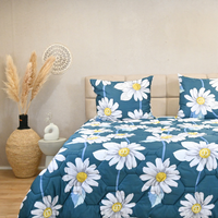 HappyBed Sunflowers - Satijn Look - Dekbed voor het hele jaar