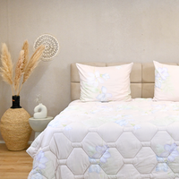 HappyBed Blooming Pastel - Satijn Look - Dekbed voor het hele jaar