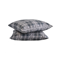 HappyBed | Grey Tartan kussensloop set 2 stuks - 60x70cm - 100% Microvezel