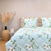 HappyBed Happy Flowers - Satijn Look- Dekbed voor het hele jaar