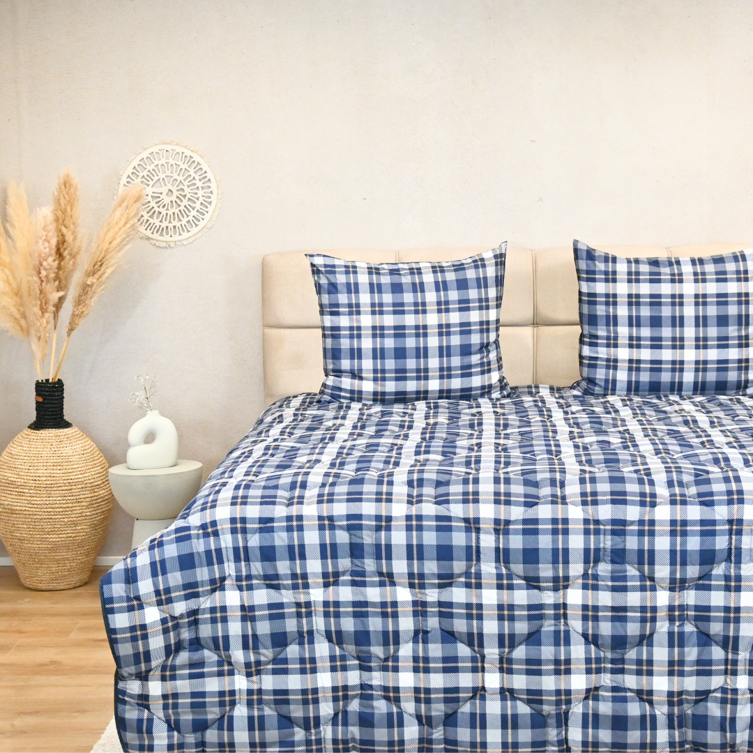 HappyBed Tartan – Bettdecke für das ganze Jahr