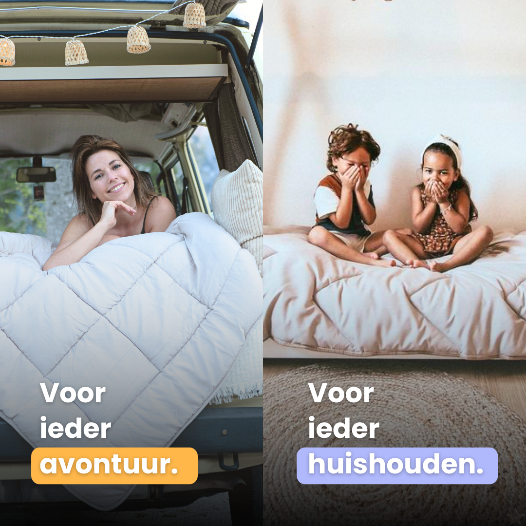 Happypillow comfort - Aanpasbaar hoofdkussen - warme/koude kant - Traagschuim vulling