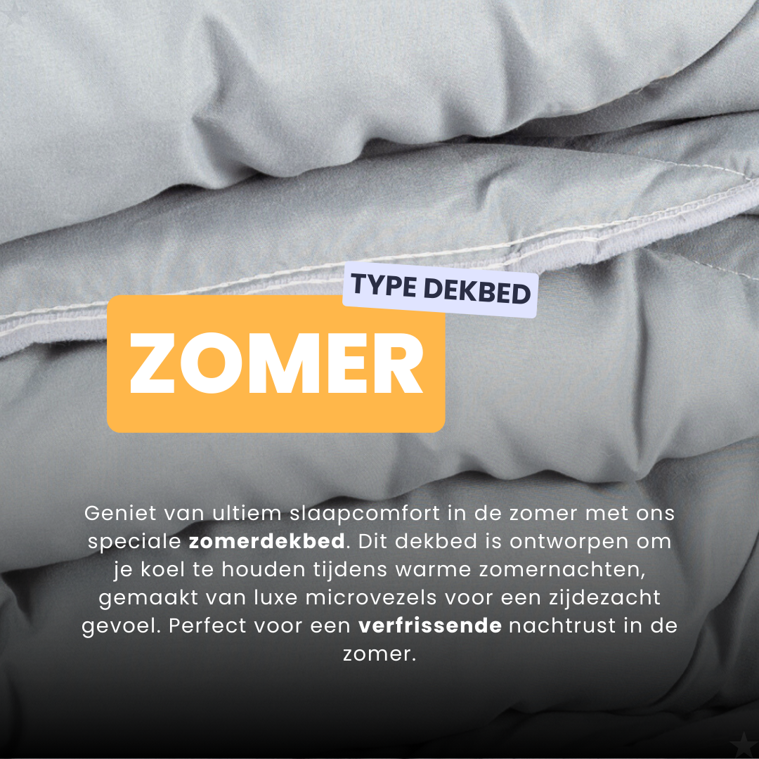 HappyBed Grey - Zomerdekbed voor de warme dagen