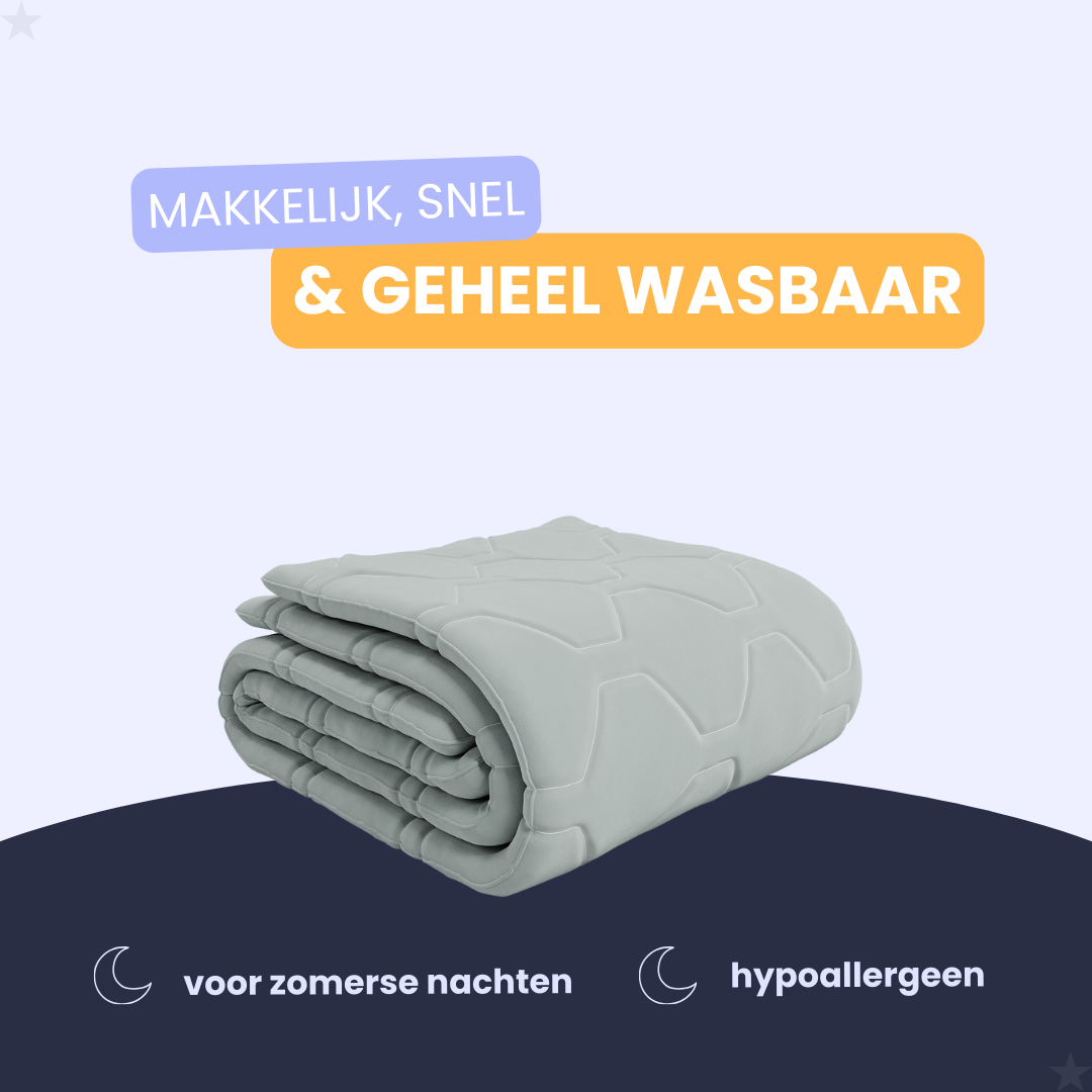 HappyBed Grey - Zomerdekbed voor de warme dagen