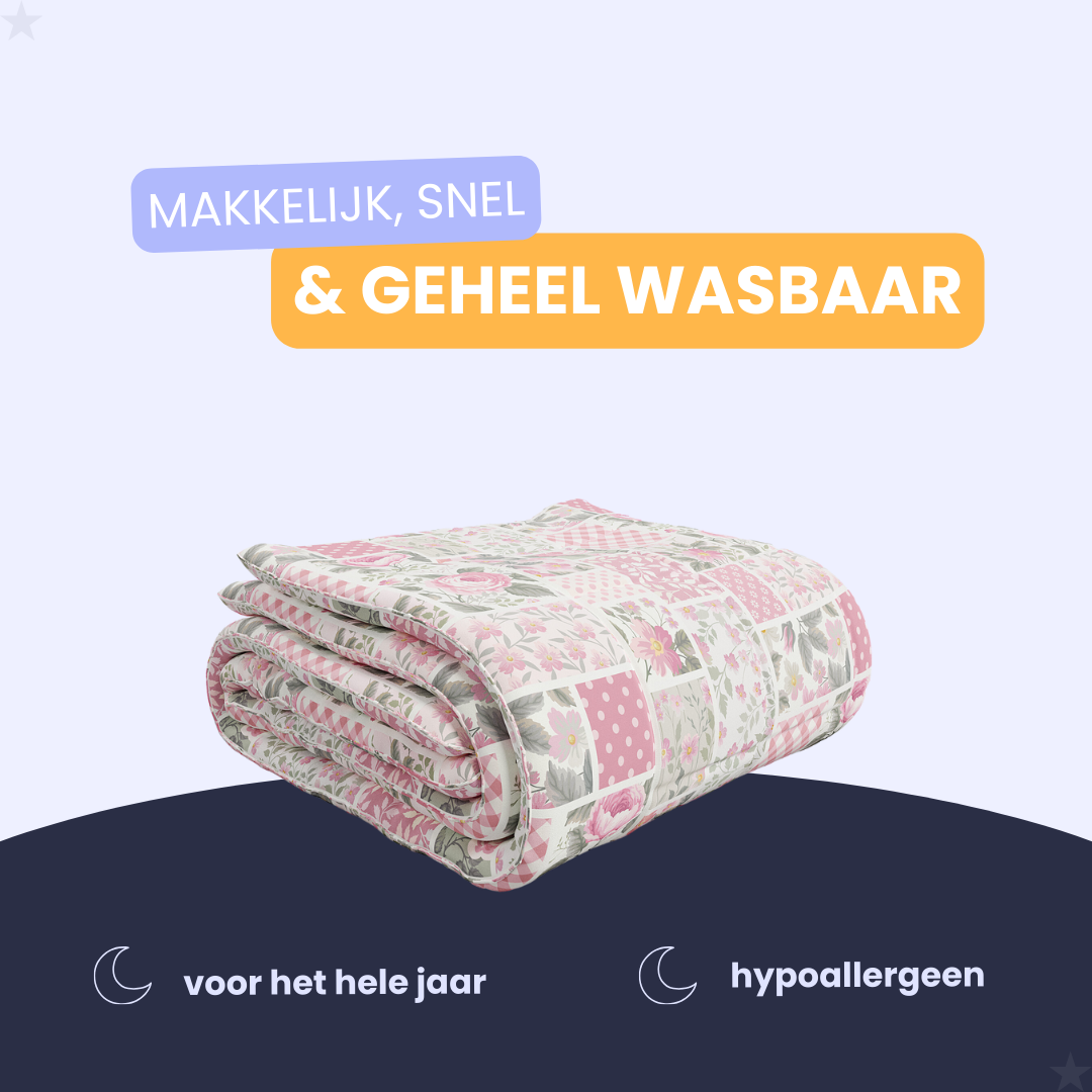 HappyBed Pinkpatch V2 – Bettdecke für das ganze Jahr