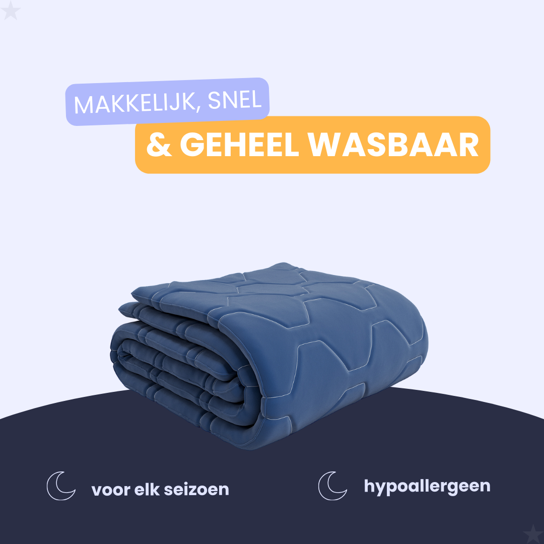 HappyBed Navy – Verstellbare Bettdecke für jede Jahreszeit