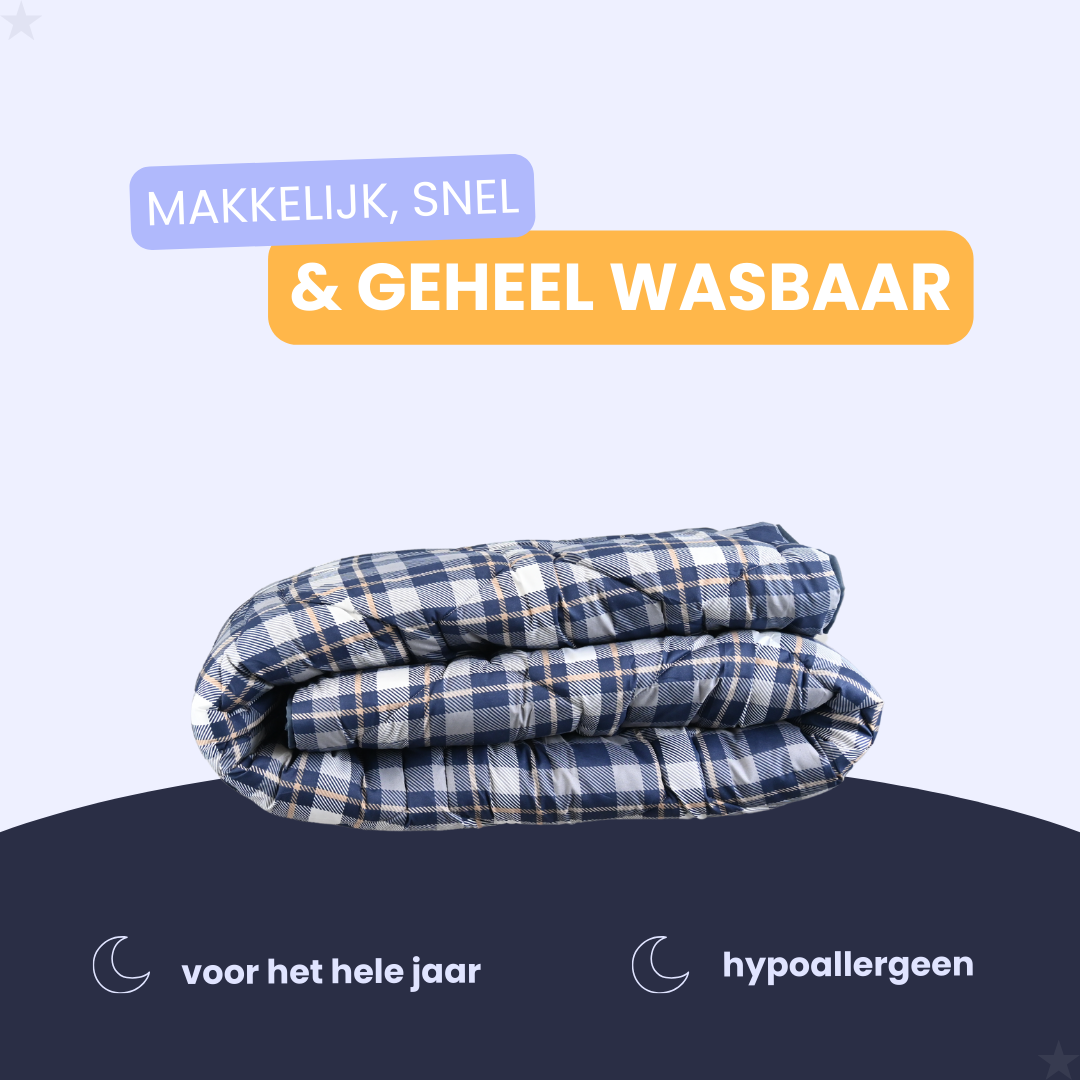 HappyBed Tartan - Dekbed voor het hele jaar