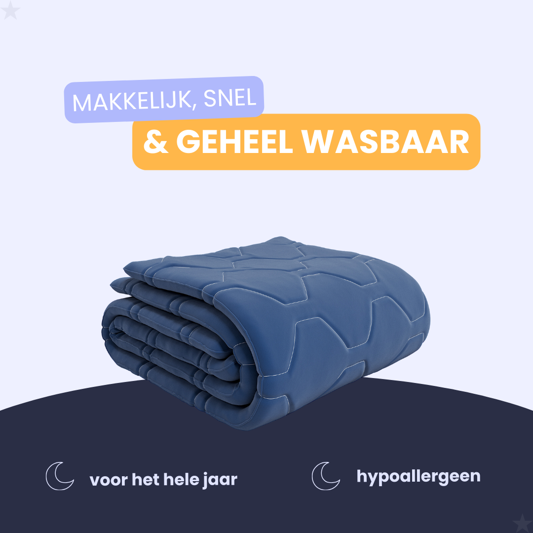 HappyBed Navy – Bettdecke für das ganze Jahr