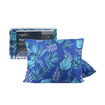 HappyBed | Blue leaves kussensloop set 2 stuks - 60x70cm - 100% Microvezel