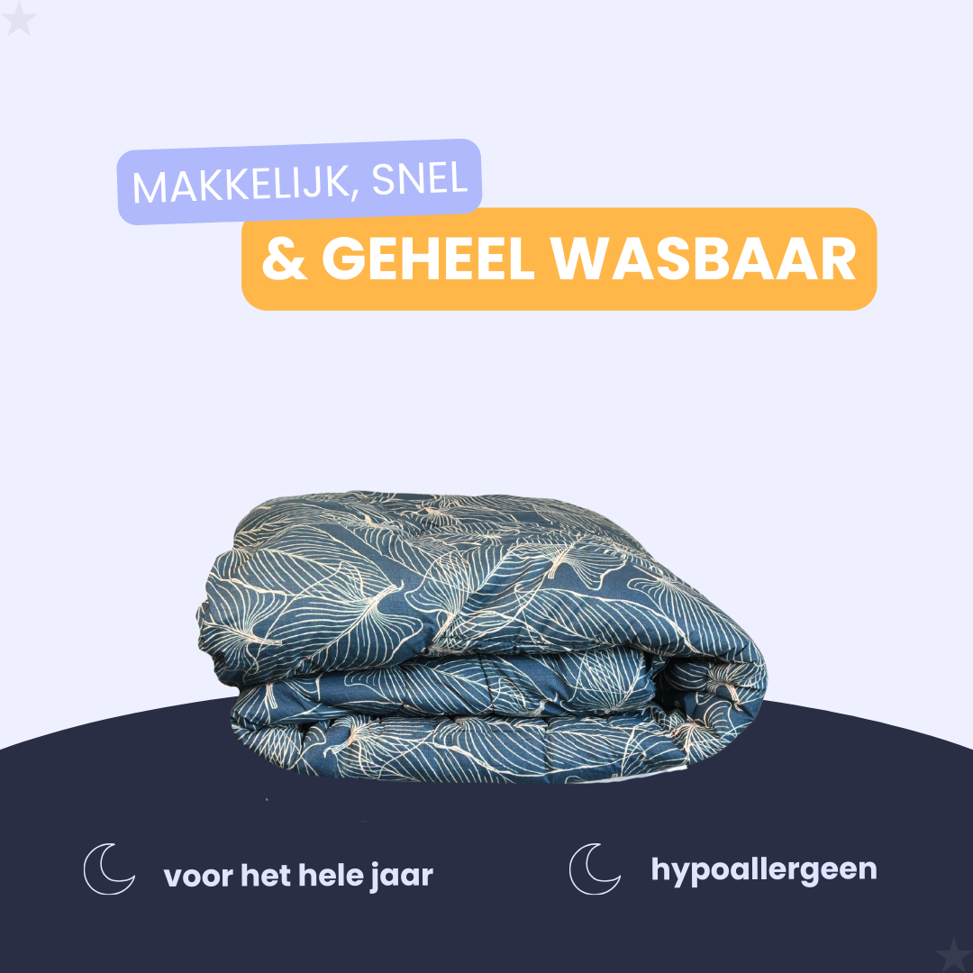 HappyBed Cohiba - 100% katoen - Dekbed voor het hele jaar - Inclusief kussenslopen