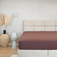 HappyBed premium jersey hoeslaken - Deep Taupe - 150gr.