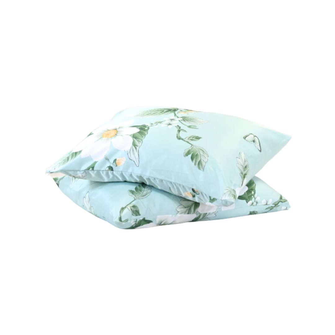 HappyBed | Happy Flowers kussensloop set 2 stuks - 60x70cm - 100% Microvezel