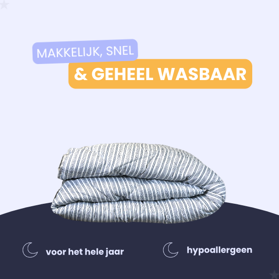 HappyBed Blue Stripes - Dekbed voor het hele jaar