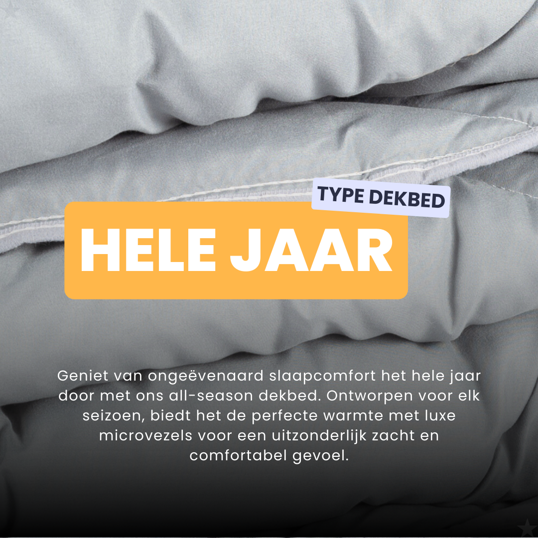 HappyBed Grey - Dekbed voor het hele jaar