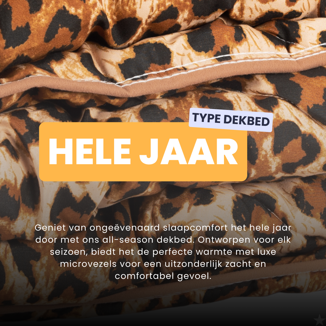 HappyBed Panter - Dekbed voor het hele jaar