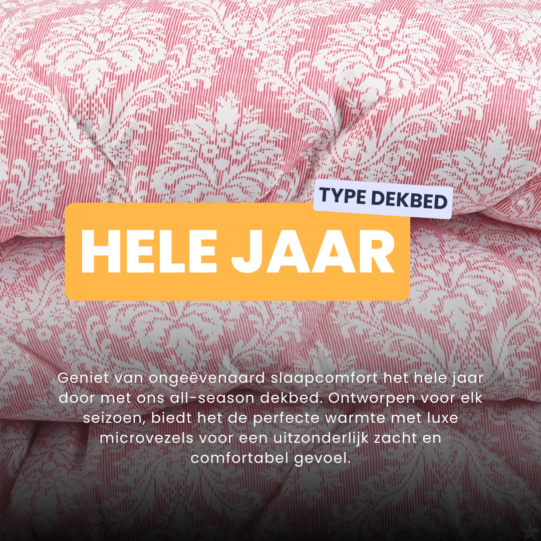 HappyBed Pink elegance - Dekbed voor het hele jaar