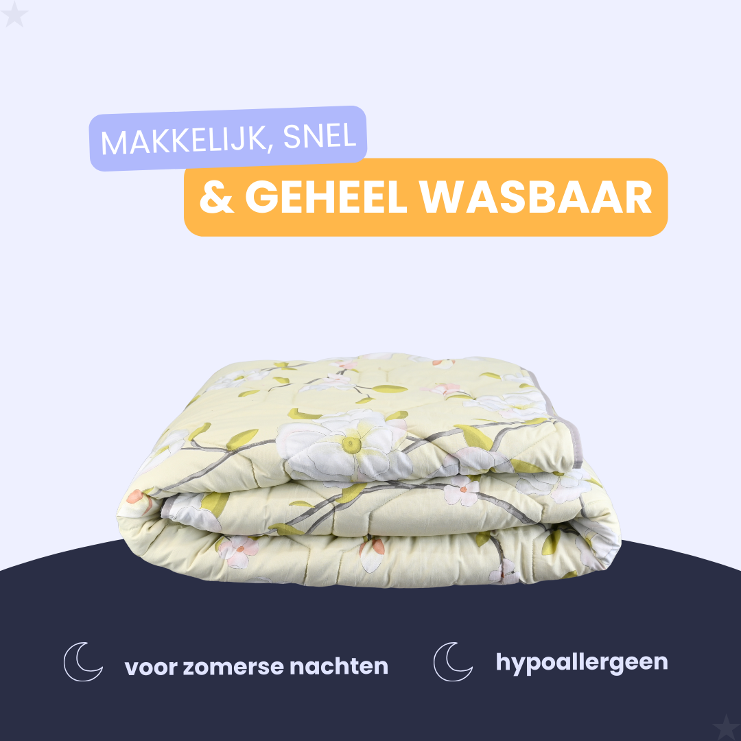 HappyBed Floral garden - Zomerdekbed voor de warme dagen